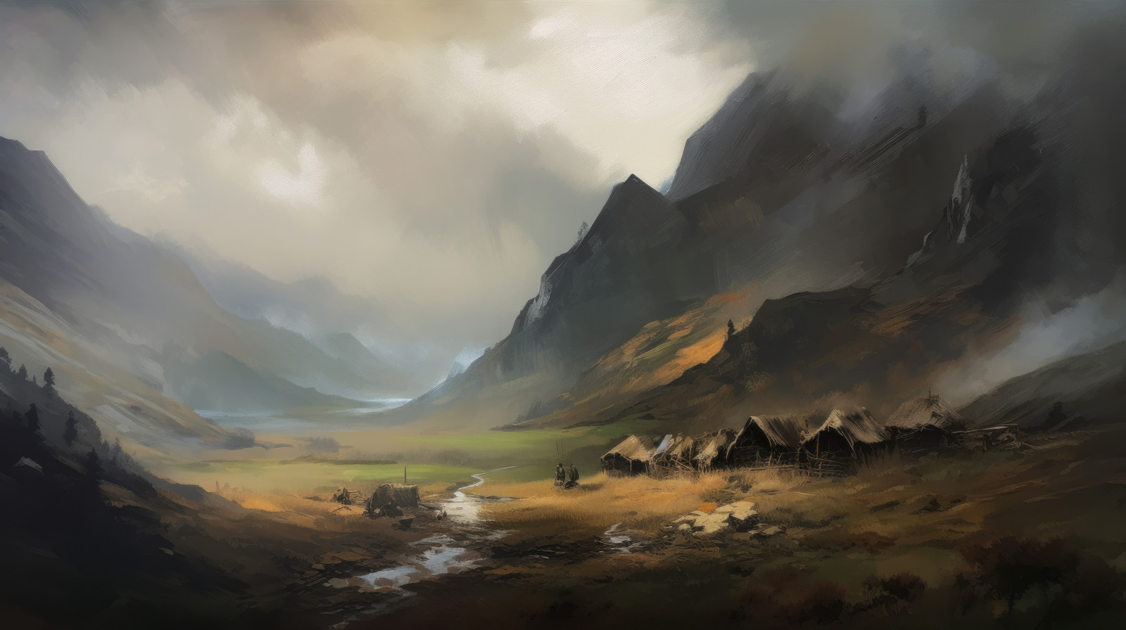 ai art, maisema