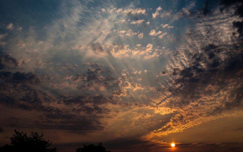 Sonnenlicht, Sonnenuntergang, Himmel, Wolken, Sonnenaufgang, Abend Sonnenlicht, Sonnenuntergang, Himmel, Wolken, Sonnenaufgang, Abend