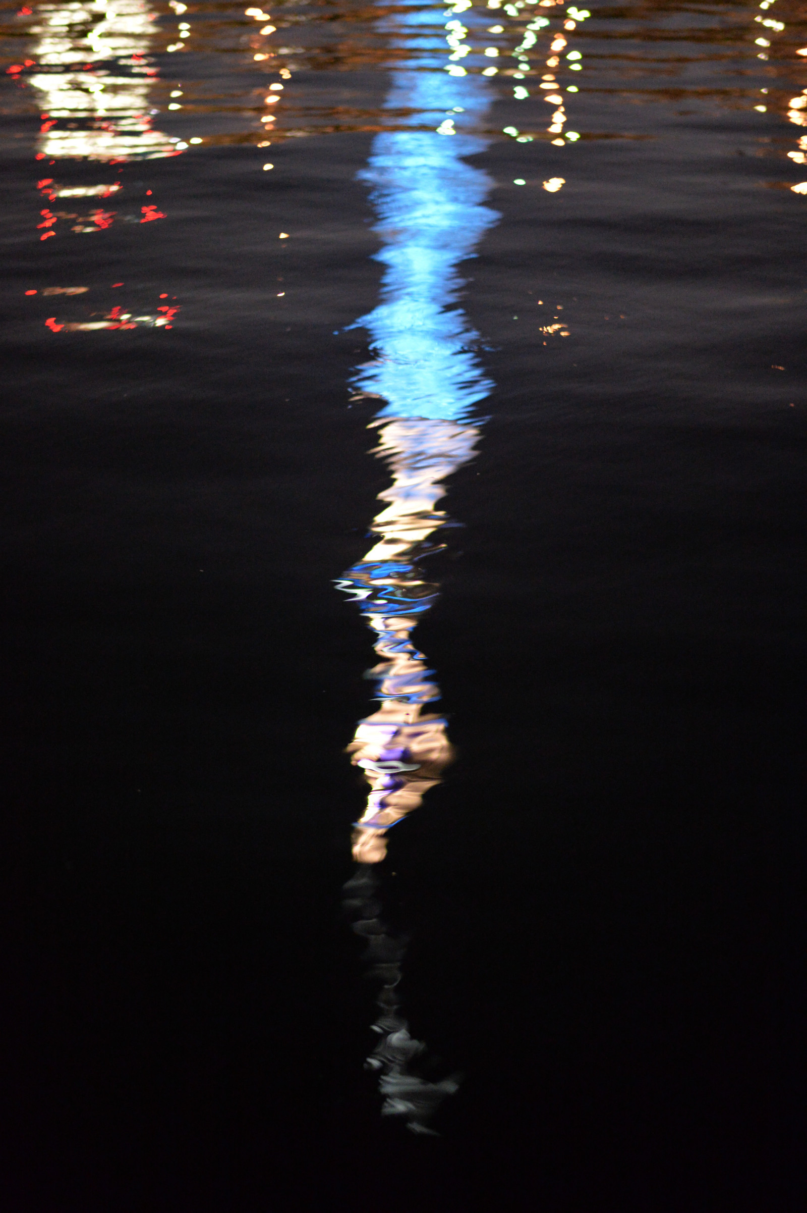 Japonsko, noc, architektura, voda, odraz, modrý, led, věž, Nikon, Tokio, jp, Skytree, světlo, barva, NIKKOR, květ, osvětlené, osvětlení, tma, iki, mezník, Tokyo Sky Tree, df, afs58mmf14g, afsnikkor58mmf14g, makro fotografie