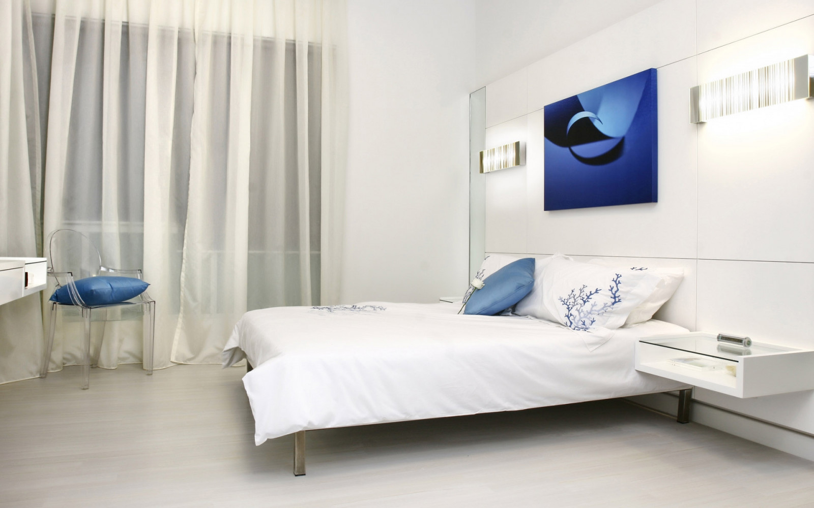 Wallpaper : painting, bedroom, interior design, floor, furniture ...