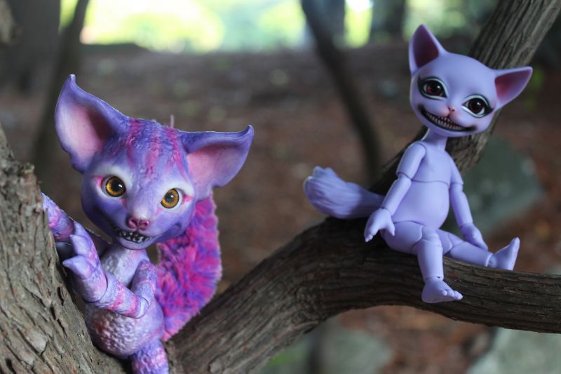 úsměv,BJD,Alenka v říši divů,Cheshirecat,Anthro,tinybjd