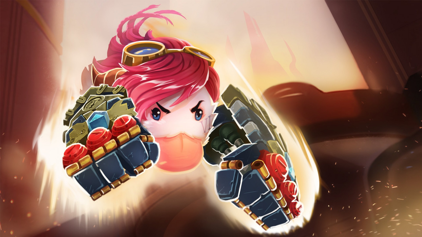 插图, 动漫, 英雄联盟, 动画片, Vi联盟传奇, 玩具, 波罗, 截图, 电脑壁纸