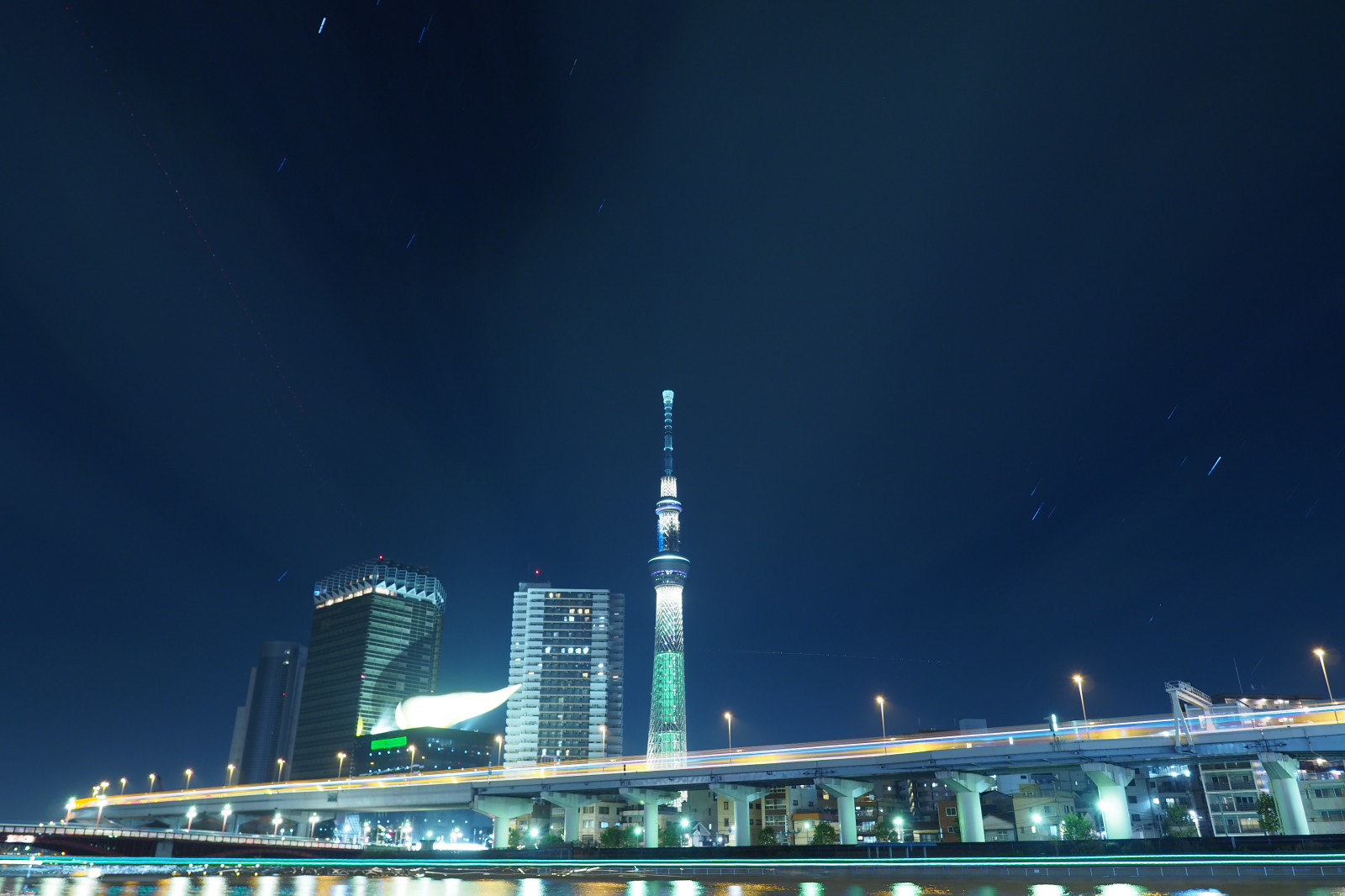Japonsko, město, panoráma města, noc, architektura, odraz, vozidlo, panoráma, mrakodrap, večer, věž, horizont, soumrak, Pero, stadión, Tokio, Olympus, jp, Skytree, světlo, mrak, zakalený, osvětlené, osvětlení, CC, mezník, Tokyo Sky Tree, 12mmf20, mzuiko, penf, ZUIKO, mzuikodigitaled12mmf20, champagnetree, CreativeCommons, Komagata, Atmosféra Země