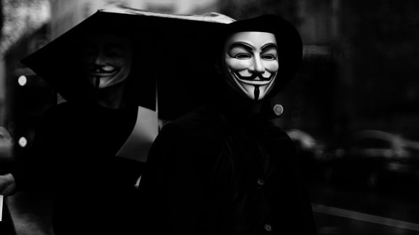 hitam,satu warna,fotografi,hacker,Anonim,V for Vendetta