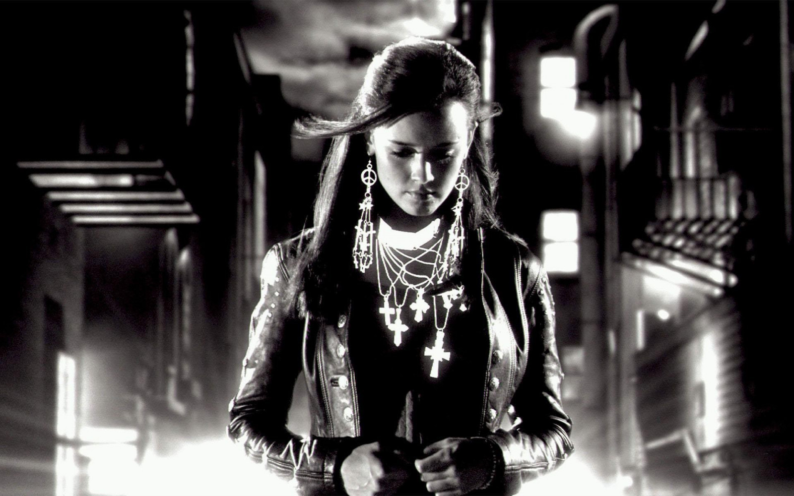 sort, monokrom, fotografering, film, mode, Syndernes by, Alexis Bledel, mørke, 1920x1200 px, sort og hvid, monokrom fotografering, Photo shoot, film noir