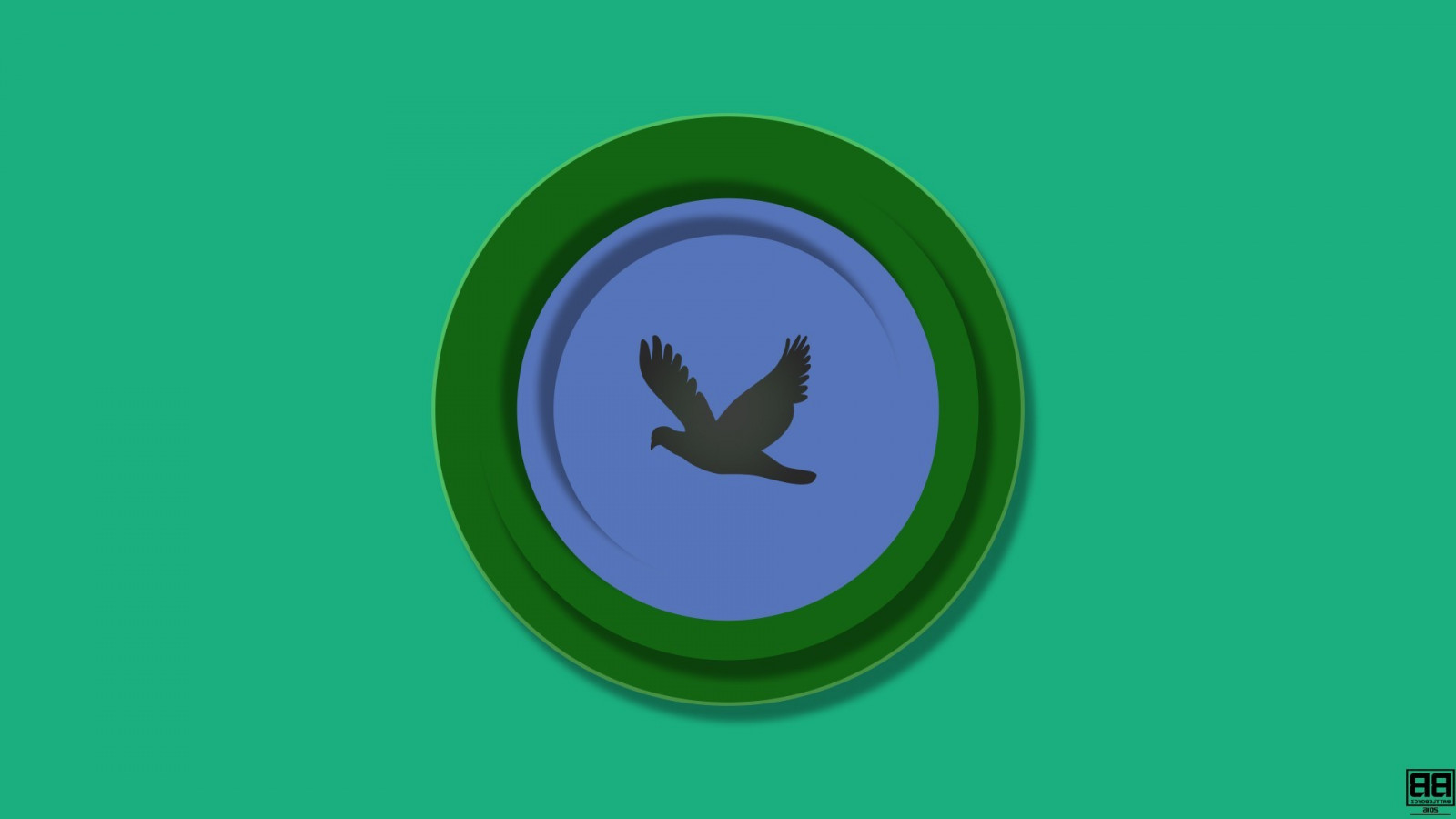 illustration, fugle, skygge, sfære, tekst, logo, grøn, cirkel, mærke, klassisk kunst, form, nummer, skærmbillede, 1920x1080 px, computer tapet, skrifttype, diagram, vektorer