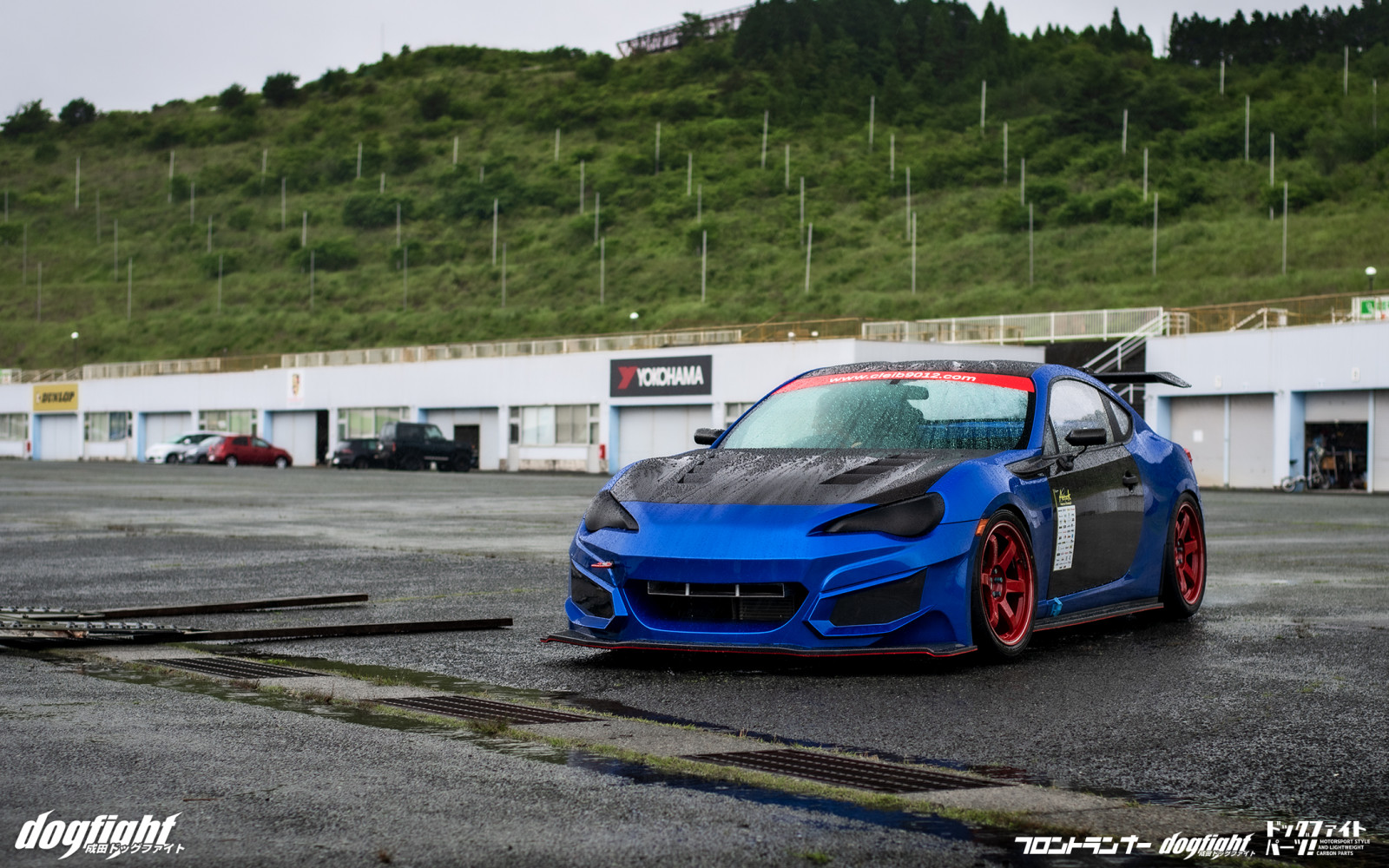 Wallpaper Japanese cars, sports car, race cars, rain, blue cars, Subaru BRZ, Japan 2160x1350