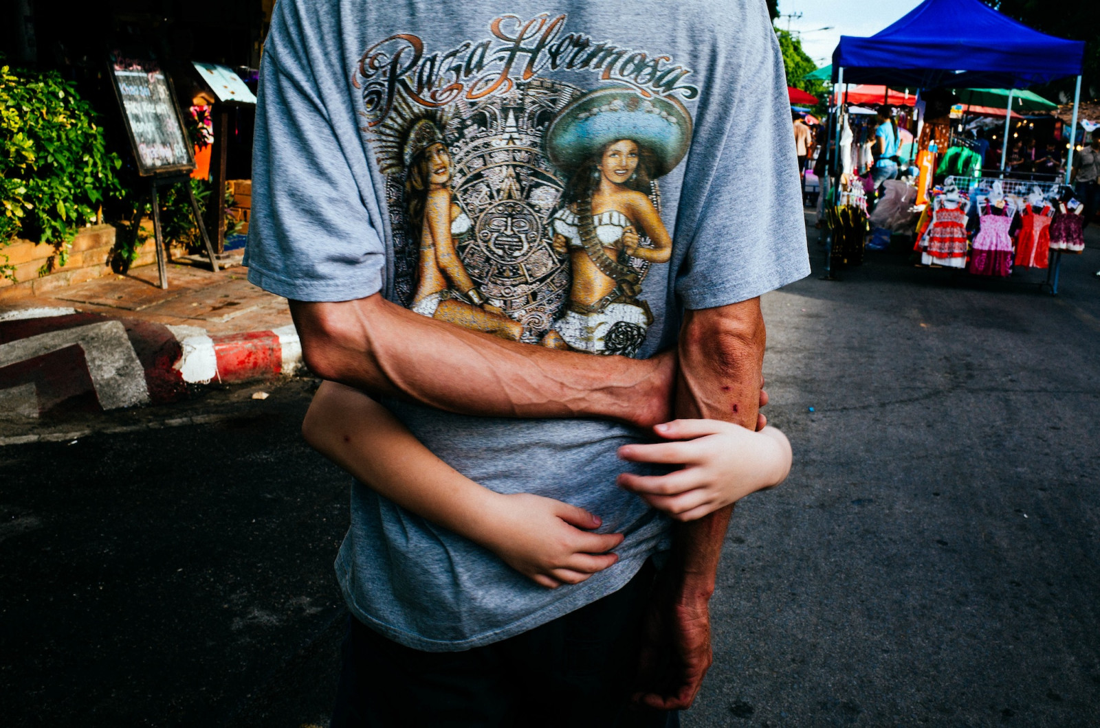 ulice, cestovat, Thajsko, streetphotography, nadreálný, turista, chiangmai