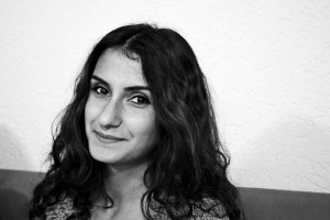 portrait bw woman black girl curls white Germany deutschland eyes young doe freckles eyed Turkish