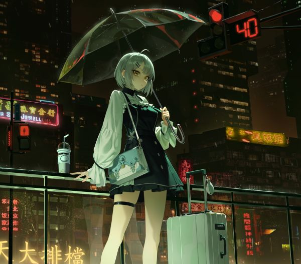 digital art,artwork,illustration,anime,anime girls,women