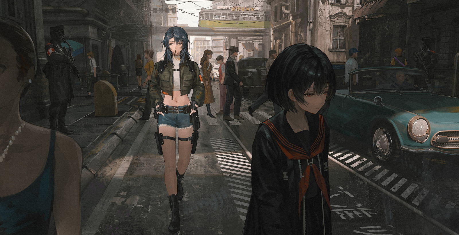 Anime, Filles anime, Pixiv
