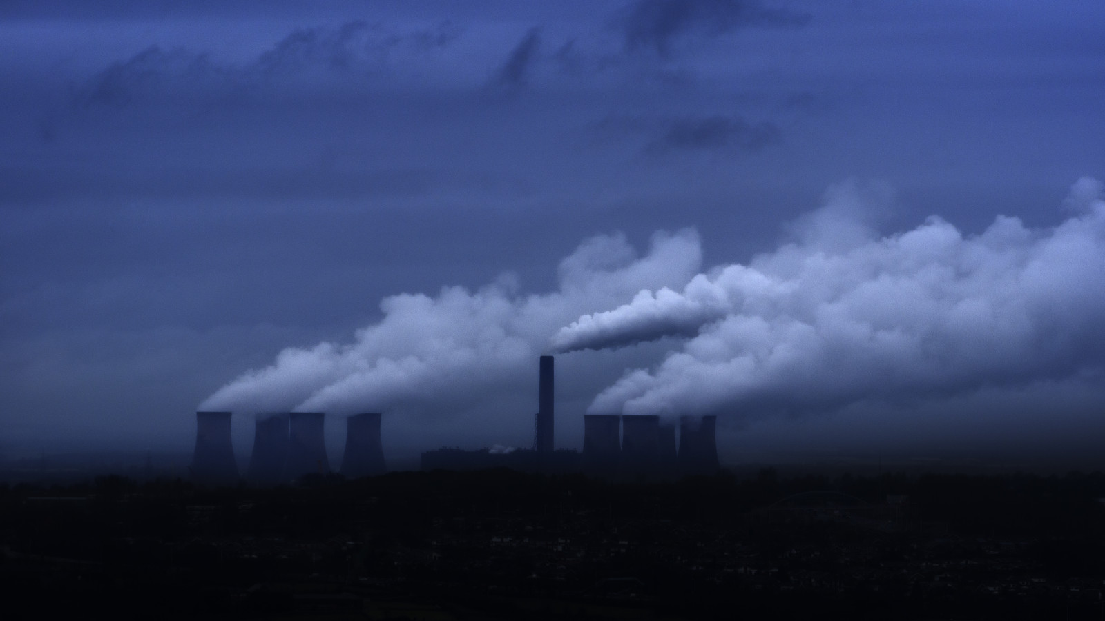 Spojené království, Anglie, Mersey, Runcorn, cheshire, Fiddlers, trajekt, Napájení, stanice, průmyslový, mraky, chlazení, věže