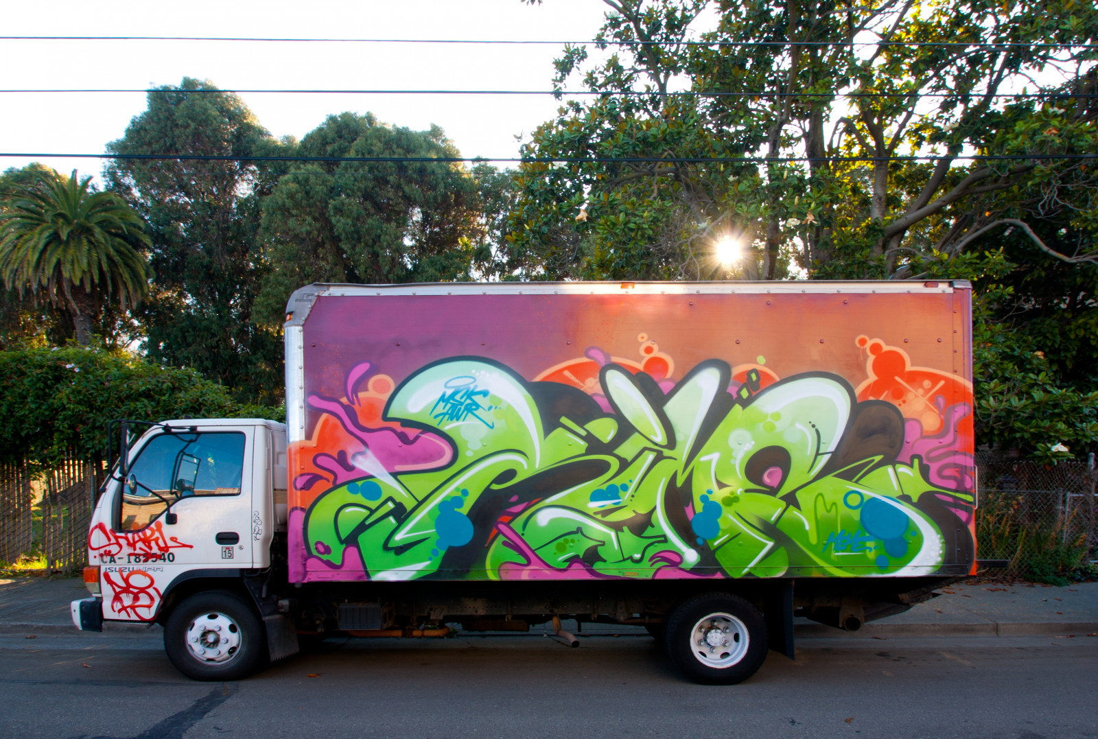 motorové vozidlo, auto, vozidlo, grafiti, druh dopravy, UMĚNÍ, pouliční umění, dodávka, automobilového designu, užitkové vozidlo