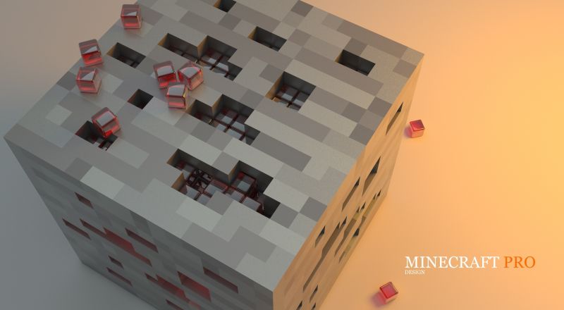 Minecraft,jocuri de artă,opera de arta,3D Abstract