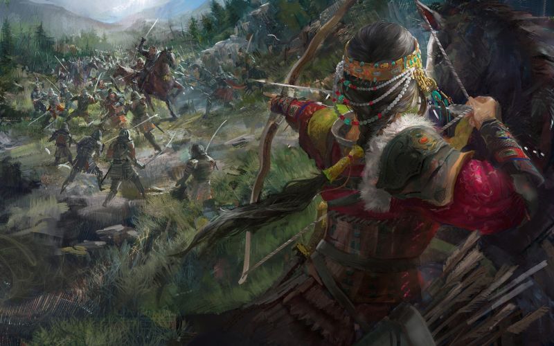 fantasy umění, bitva, umělecká díla, Snímek obrazovky, luk, lukostřelec fantasy umění, bitva, umělecká díla, Snímek obrazovky, luk, lukostřelec