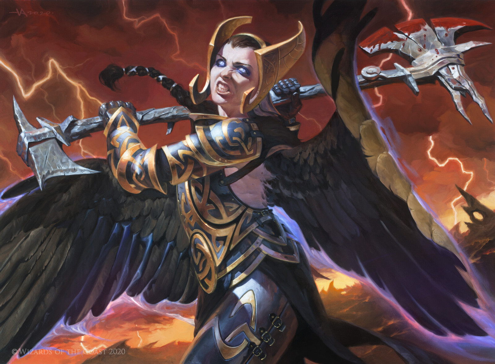 Wallpaper : artwork, fantasy art, fantasy girl, angry, wings, women ...