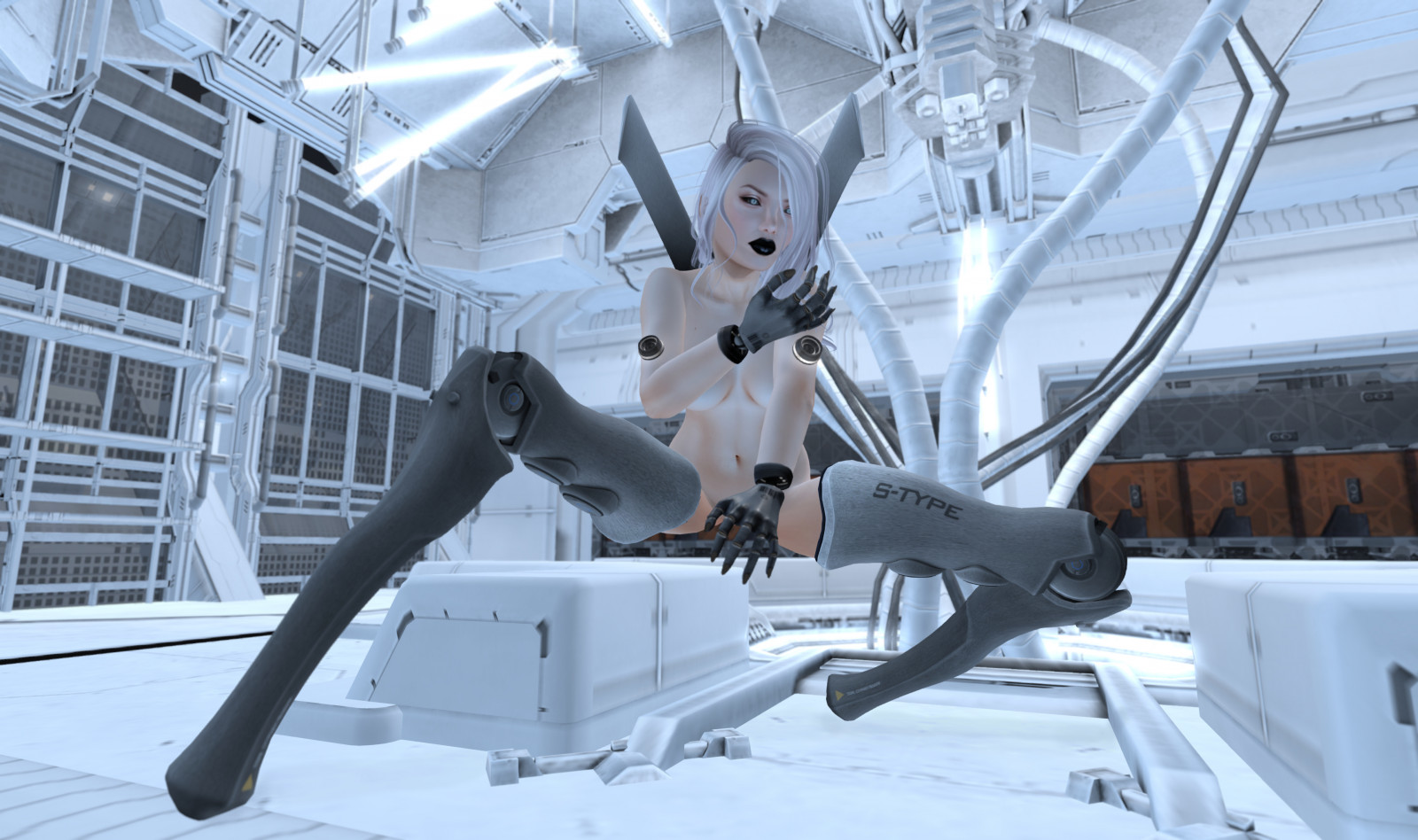 cyberpunk, sníh, zima, technika, stroj, jižní, SL, druhý život, rp, roleplay, insilico, Agis, product design