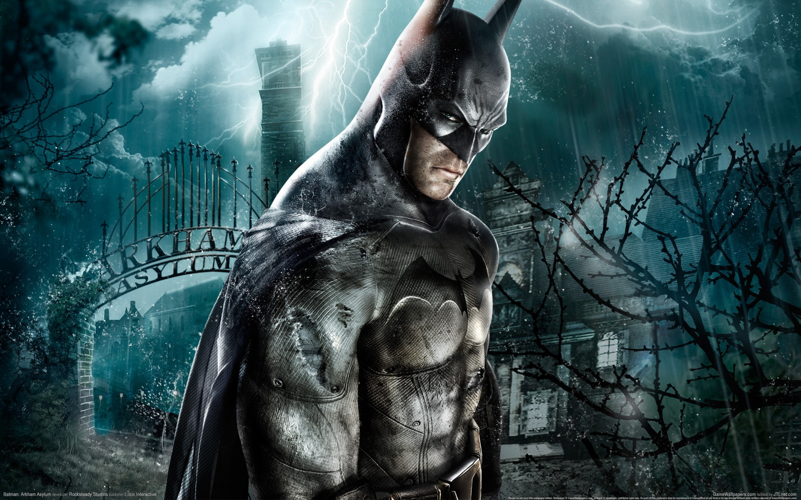 videohry, Bat-man, mytologie, Batman Arkham Asylum, Rocksteady Studios, tma, Snímek obrazovky, počítač tapeta, fiktivní postava, zvláštní efekty
