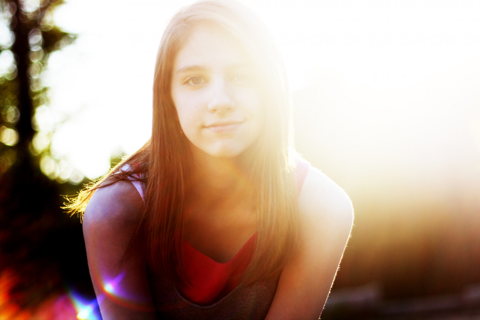 Wallpaper : sunlight, portrait, long hair, sky, black hair, Canon