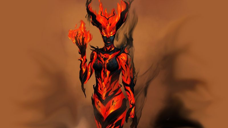 fantasy art, red, The Elder Scrolls V Skyrim, sculpture, ART, color fantasy art, red, The Elder Scrolls V Skyrim, sculpture, ART, color