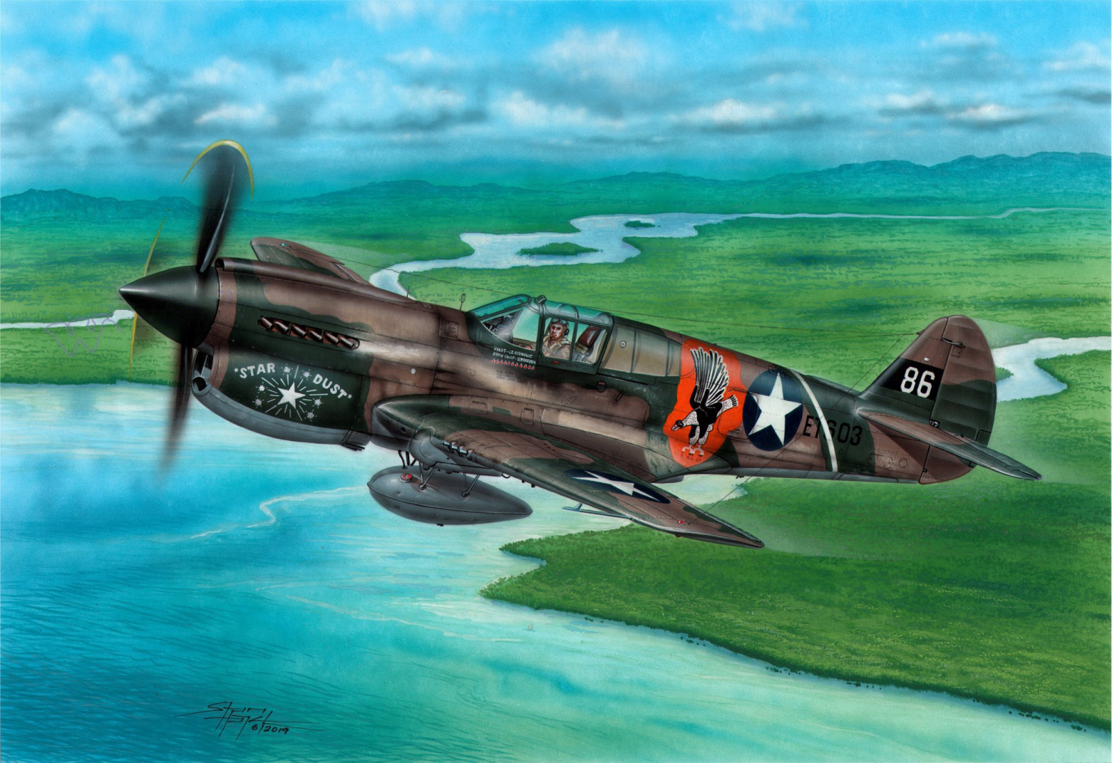 Wallpaper : World War II, war, airplane, aircraft, Curtiss P 40 Warhawk ...