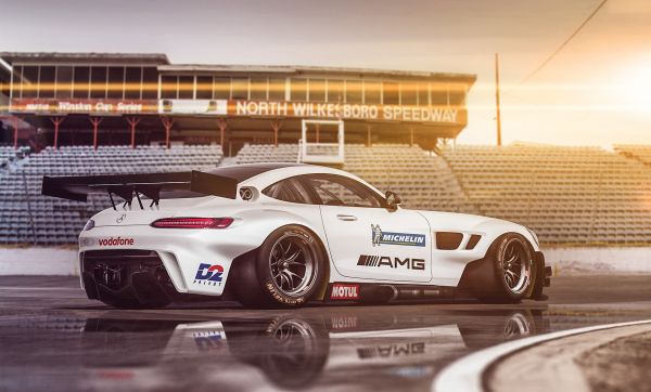 car, vehicle, sports car, Mercedes Benz, Porsche, racing