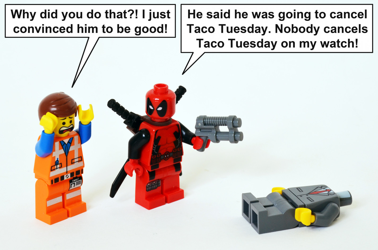 film, LEGO, prezident, super, pán, obchodní, taco, úterý, hrdinové, zázrak, mravenec, Deadpool