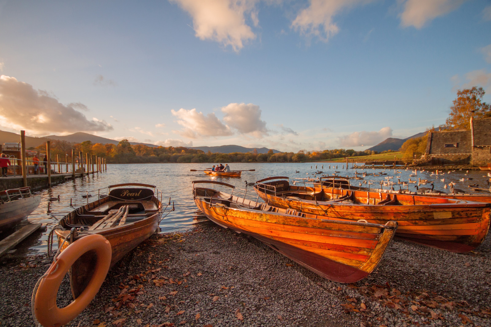 Golden boat