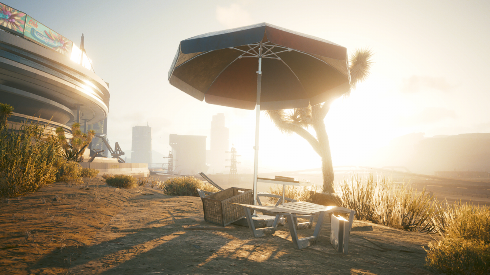 Cyberpunk 2077, apocaliptic, peisaj