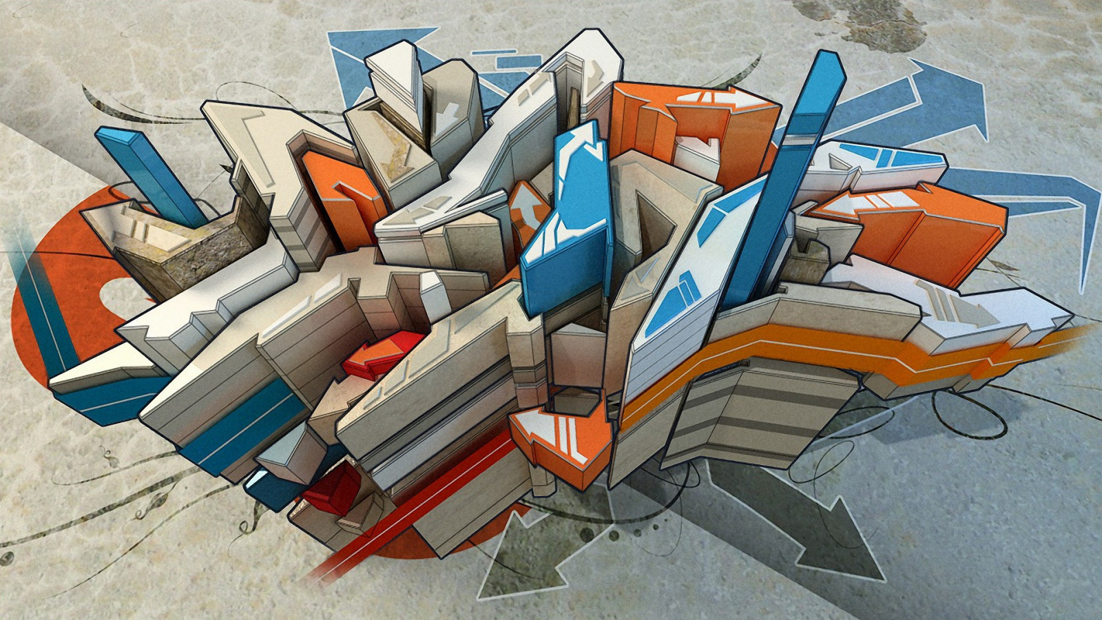 výkres, ilustrace, digitální umění, anime, abstraktní, vozidlo, umělecká díla, tvary, grafiti, komiks, UMĚNÍ, Snímek obrazovky, mecha, 1920x1080 px