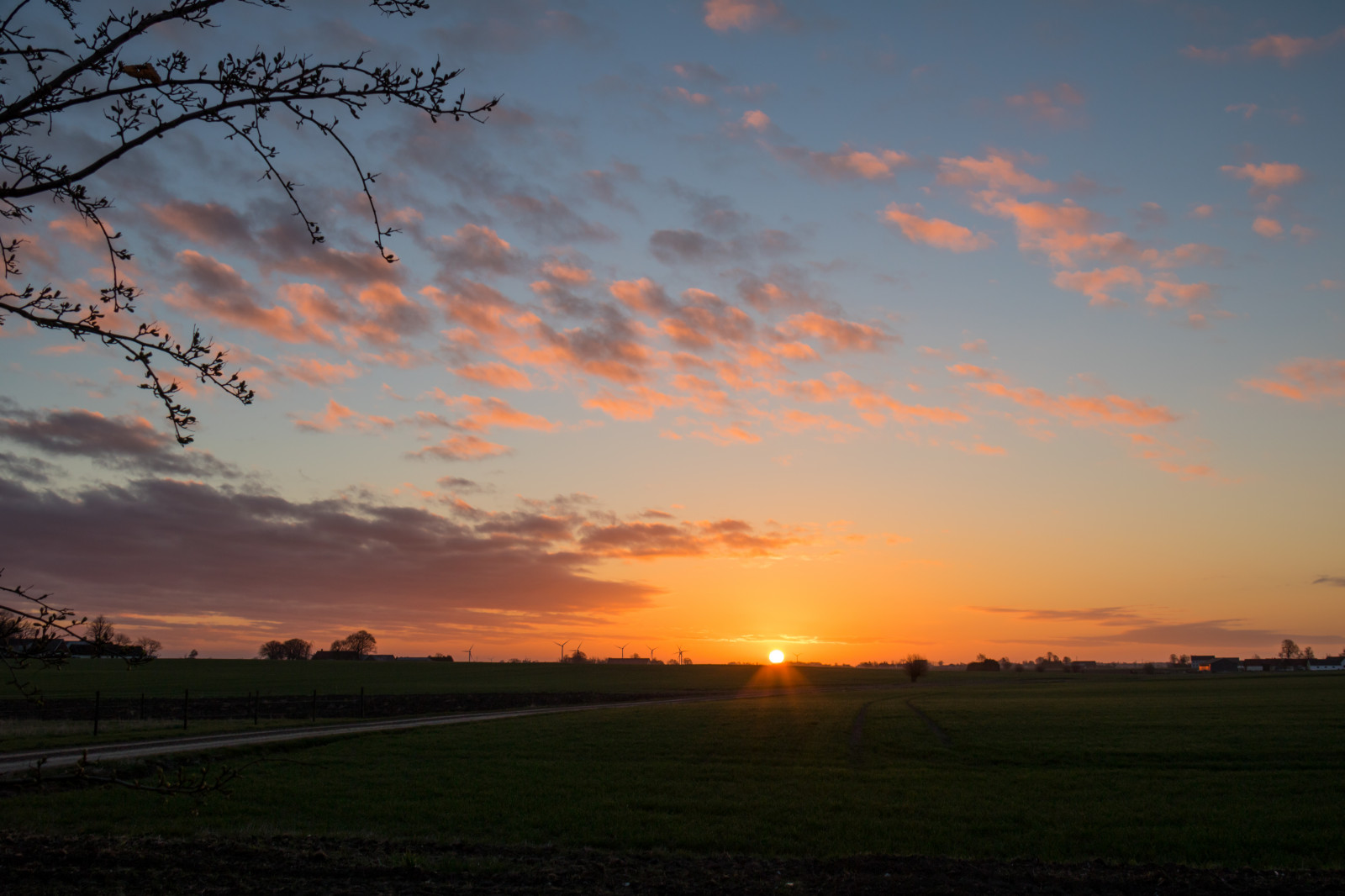 slunečnímu záření, krajina, západ slunce, Příroda, nebe, pole, svítání, večer, ráno, slunce, horizont, soumrak, mrak, svítání, nebe, venkov, moln, landsbygd, soluppg ng, s dersl tt, landskap, prostý, prérie, atmosférický jev, odlesk, červená obloha v dopoledních hodinách