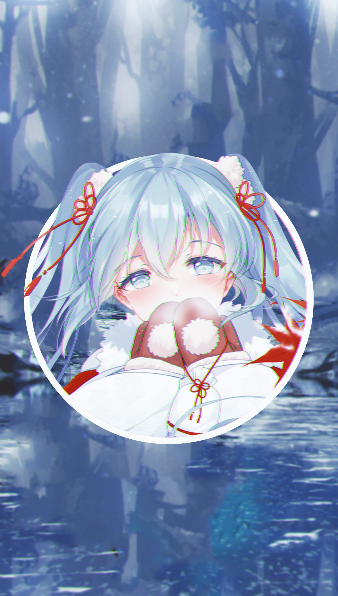 anime dívky, anime, picture in picture