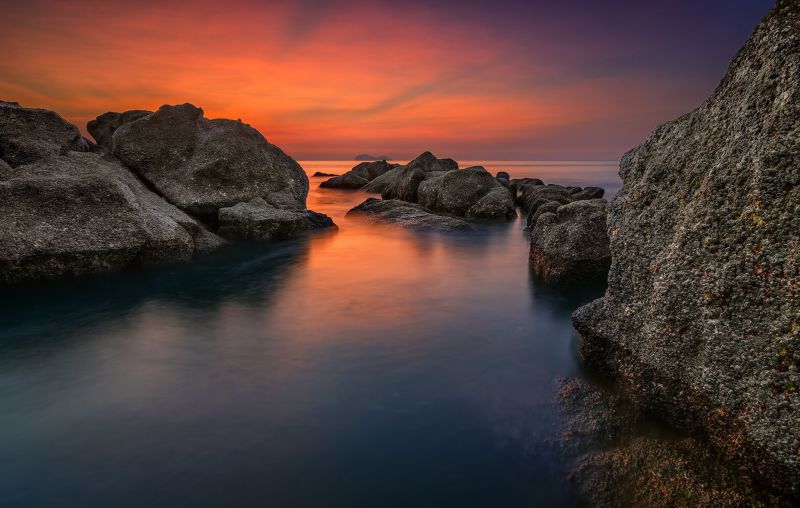 biển,Bay,phong cảnh,Hoàng hôn,Hồ,Nước