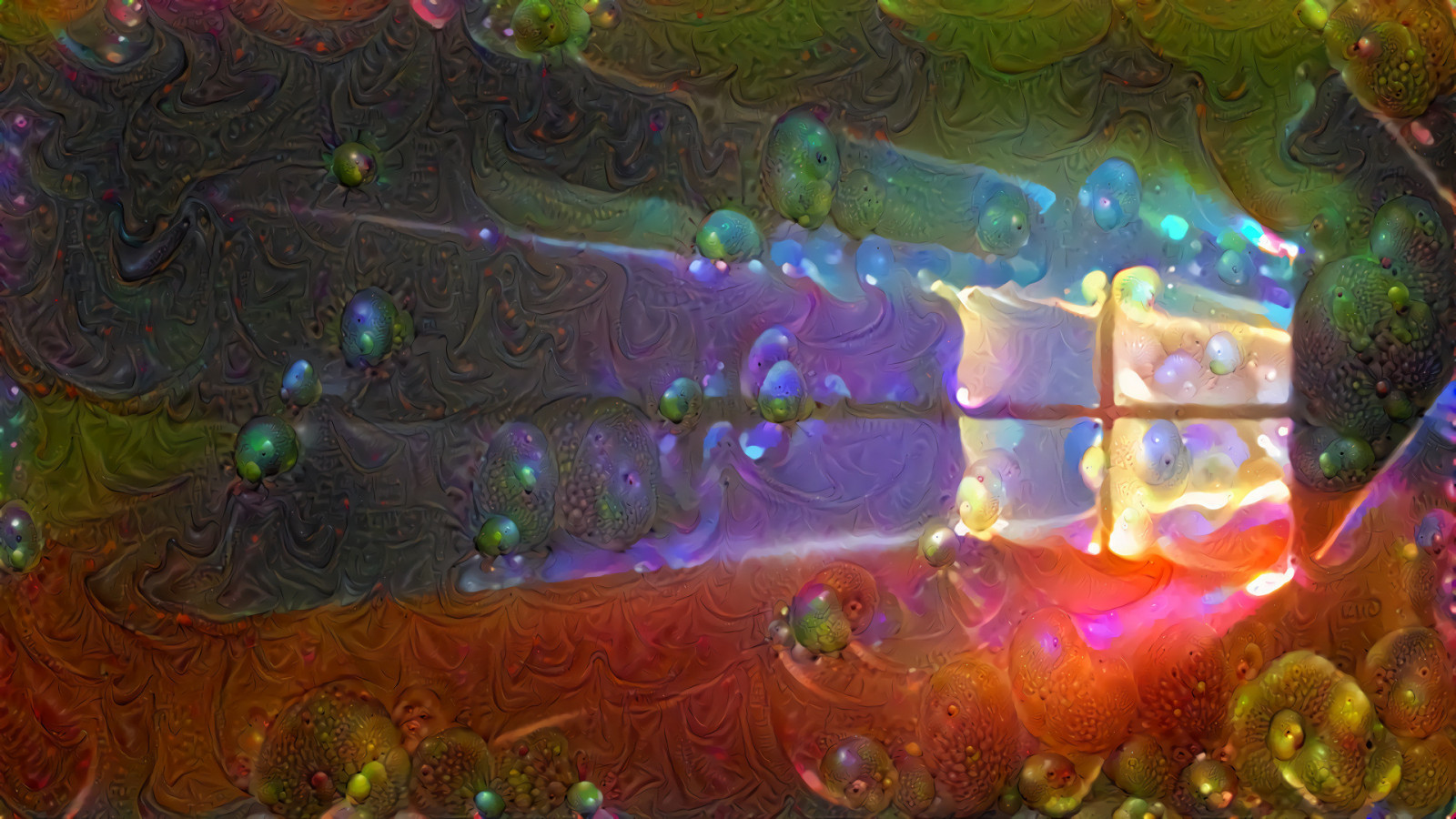 deepdream, windows10, psychedelic