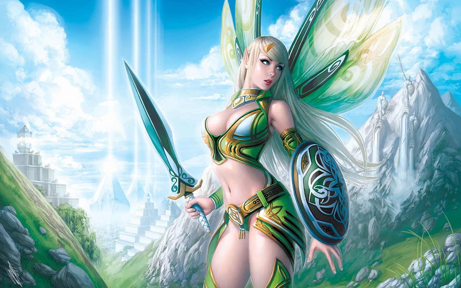 ilustrácie, ženy, fantasy umenie, anime, džungle, mytológie, screenshot, počítač tapeta, vymyslená postava, žena bojovník, mýtické zviera