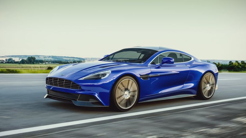 Aston Martin, blue cars, car, 3840x2160 px Aston Martin, blue cars, car, 3840x2160 px