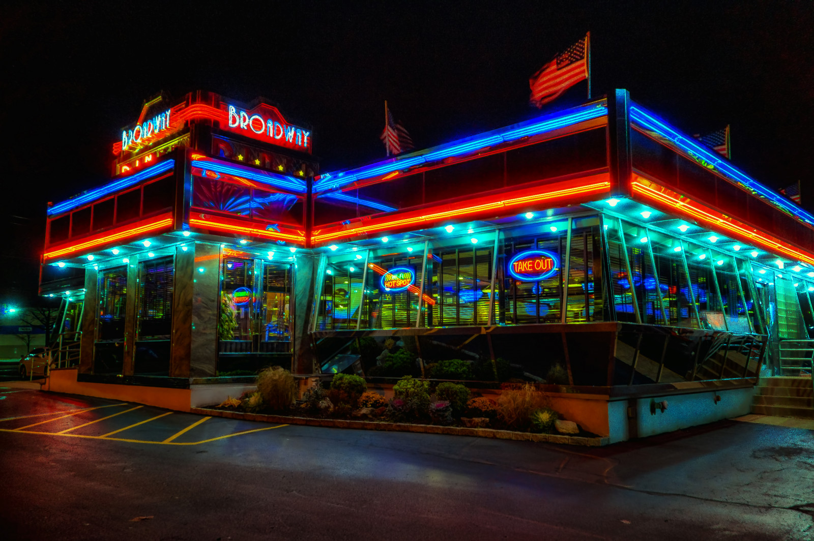 Wallpaper ny, newyork, night, Canon, eos, rebel, lights, restaurant