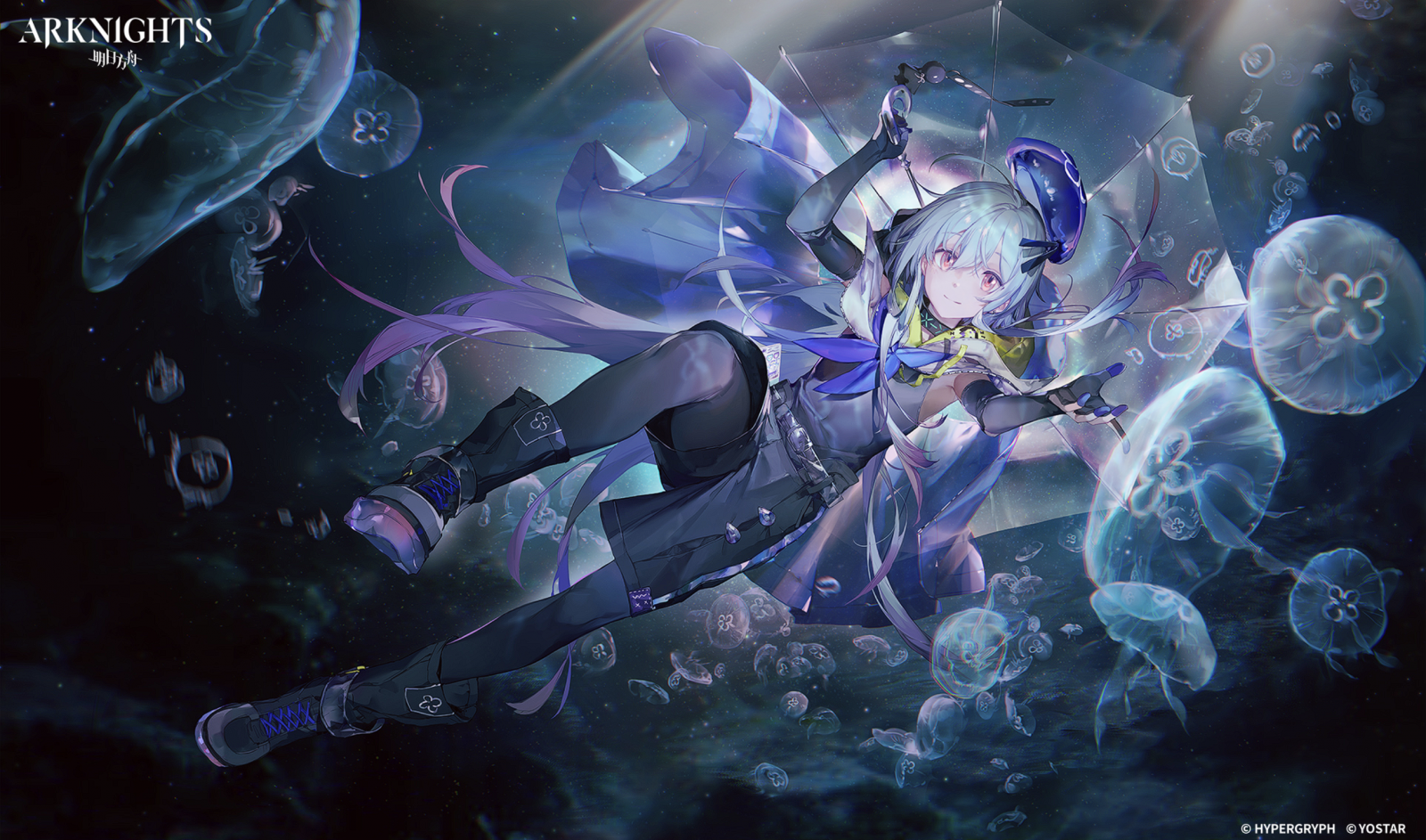 Wallpaper Arknights, Caerula Arbor, Genshin Impact, anime, mobile