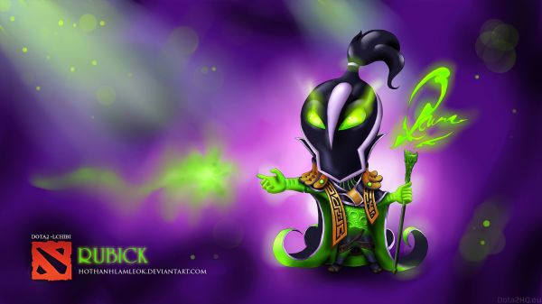 illustration, chibi, Dota 2, screenshot, computer wallpaper, rubick