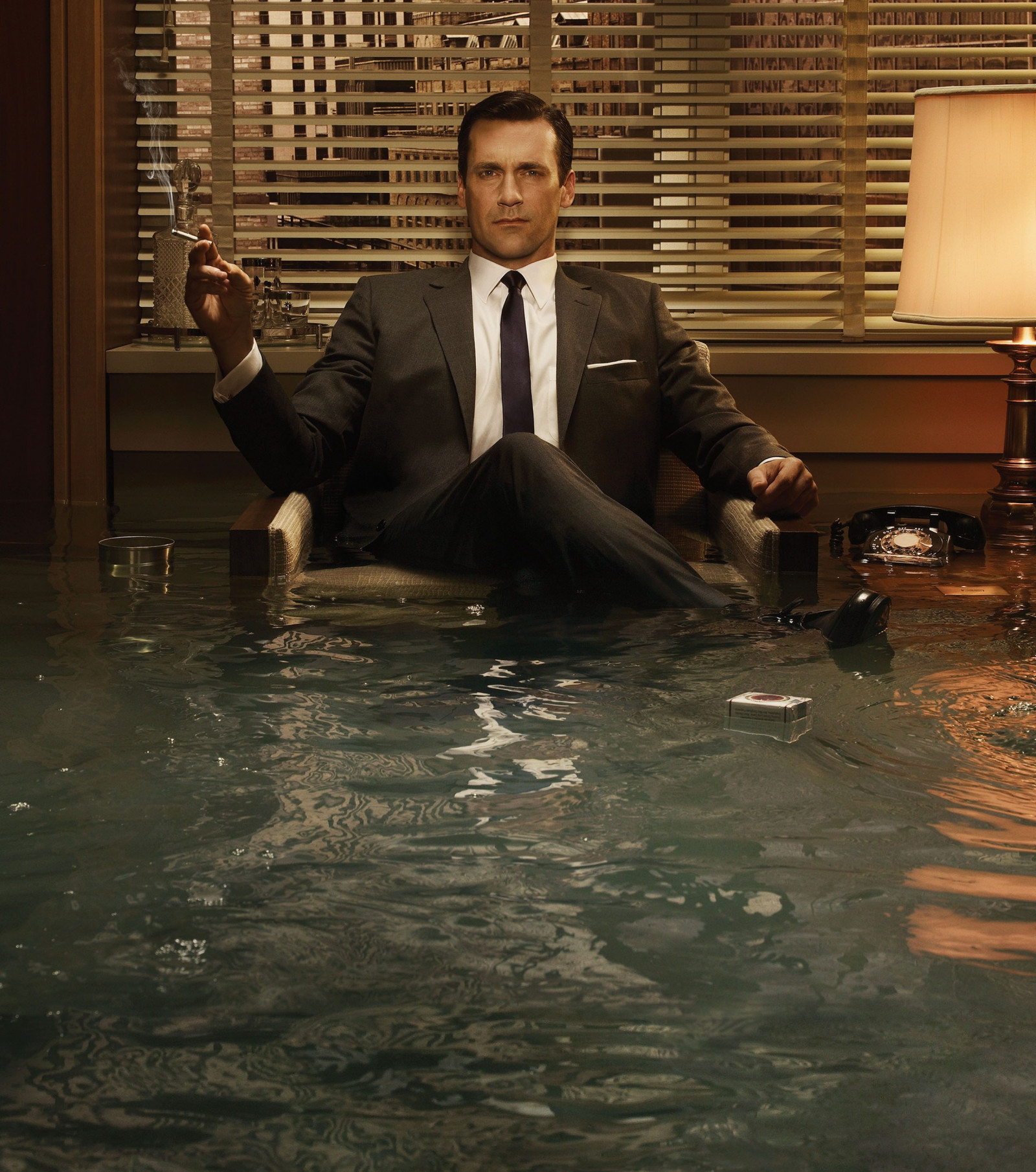 temple, sitting, Mad Men, Don Draper, man, photograph, image, male, human positions
