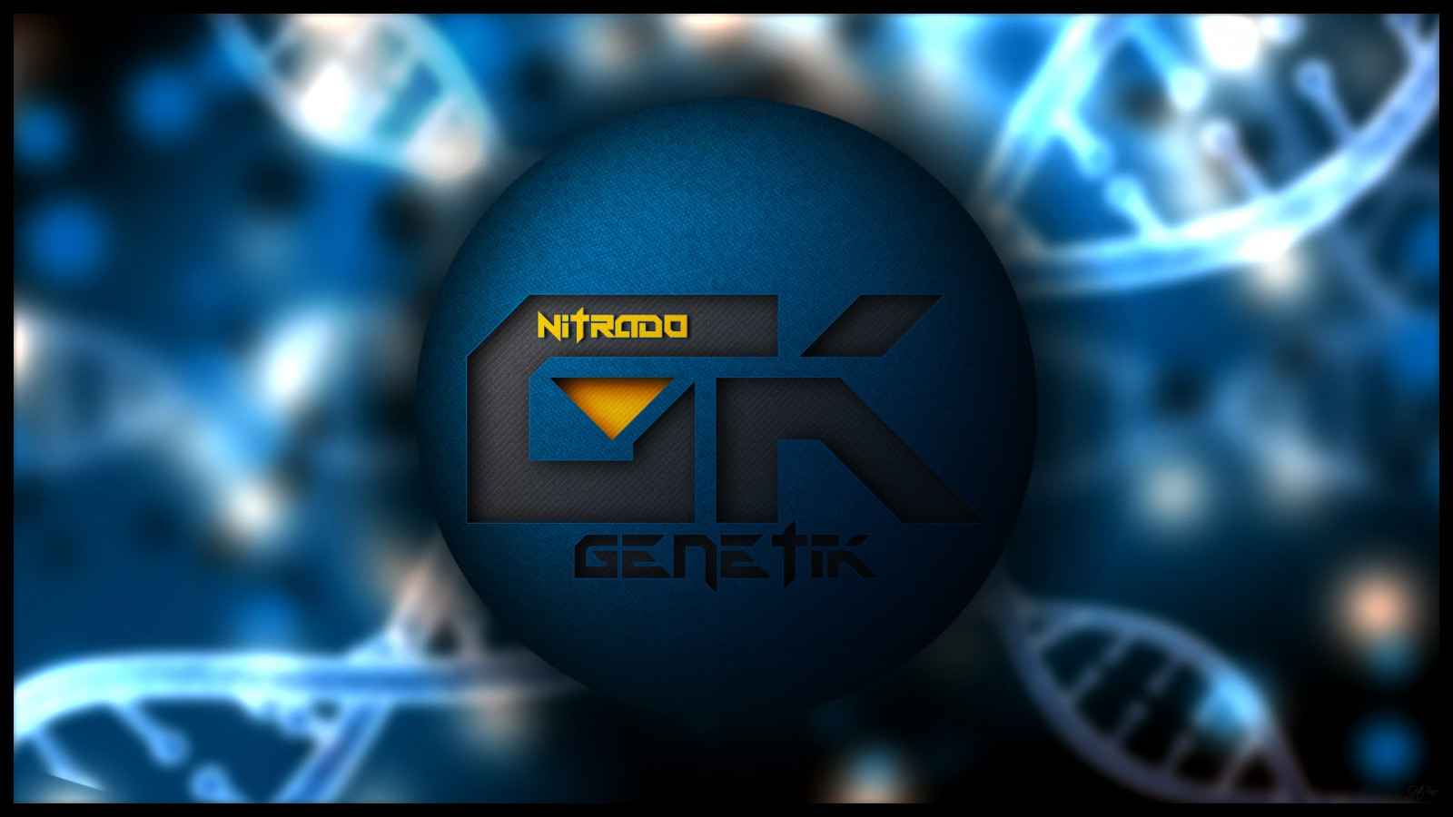 sfære, cirkel, bold, mærke, DNA, Team genetik, Nitrado, skærmbillede, computer tapet