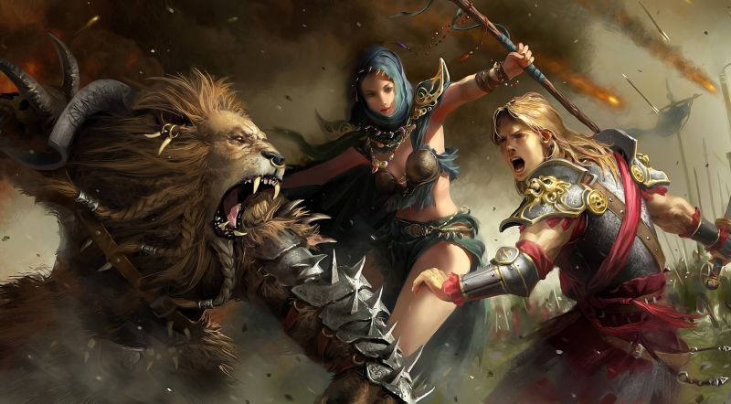 fantasy umění, anime, umělecká díla, bojovník, mytologie, Snímek obrazovky fantasy umění, anime, umělecká díla, bojovník, mytologie, Snímek obrazovky