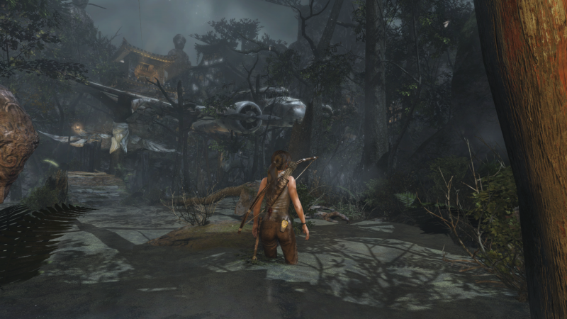videohry, džungle, Lara Croft, Tomb Raider, mytologie, les videohry, džungle, Lara Croft, Tomb Raider, mytologie, les