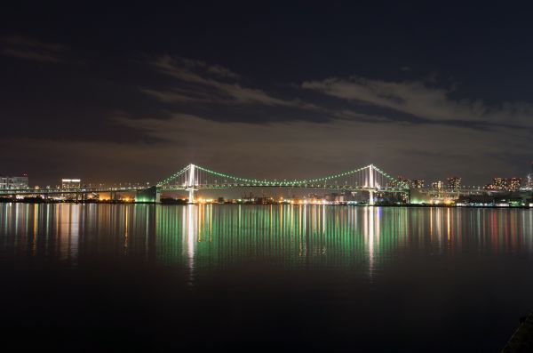 Japan,cityscape,night,architecture,reflection,sea