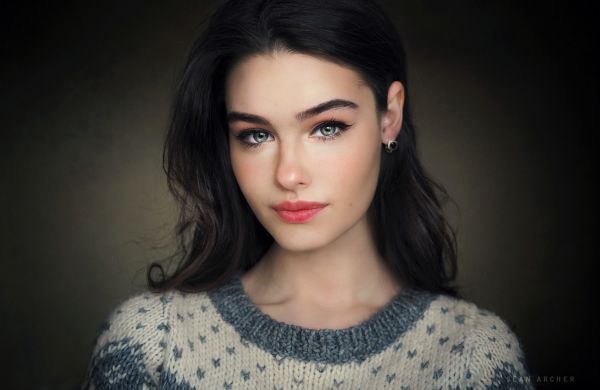 Sean Archer,model,portrait,Bogdana,Bogdana Kadritskaya,brunette