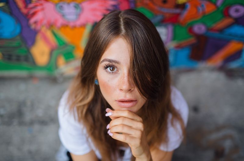 tvář, lidé, ženy, model, portrét, fotografování tvář, lidé, ženy, model, portrét, fotografování