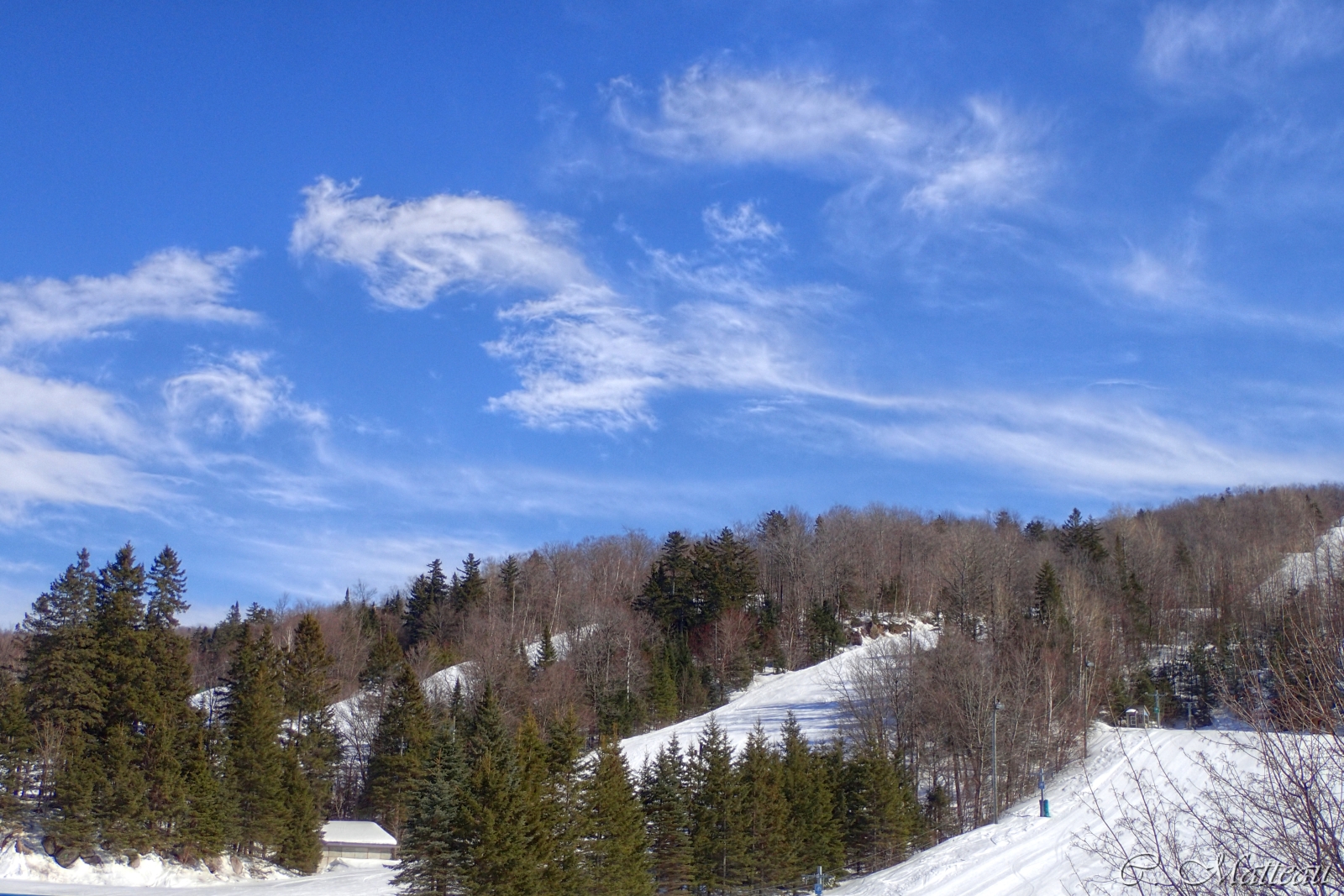 lerelais, lacbeauport, provincedequ bec, Quebec, Canada, hiver, inverno, cielo, Sciare, sciare, ciel, la neve, neige, sport