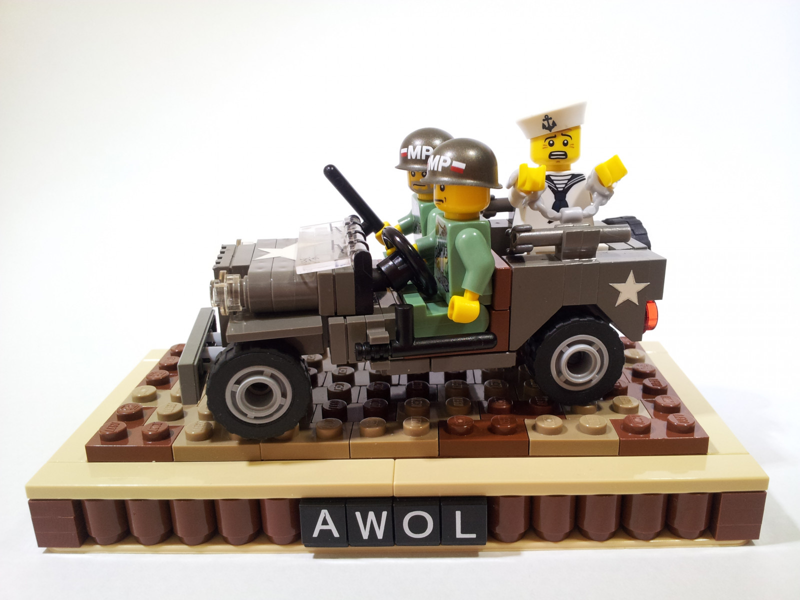 LEGO, Džíp, Hitler, pa, 2. světové války, ba, Zvyk, spřízněný, willysjeep, brickarms, willysmbjeep, thebrothersbrick, legoww2, bloggedbythebrothersbrick, citizenbrick, legowwll, projectazazel, legomilitarymodel