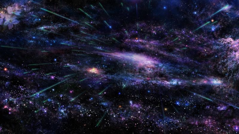 barvitý, digitální umění, abstraktní, galaxie, prostor, hvězdy barvitý, digitální umění, abstraktní, galaxie, prostor, hvězdy