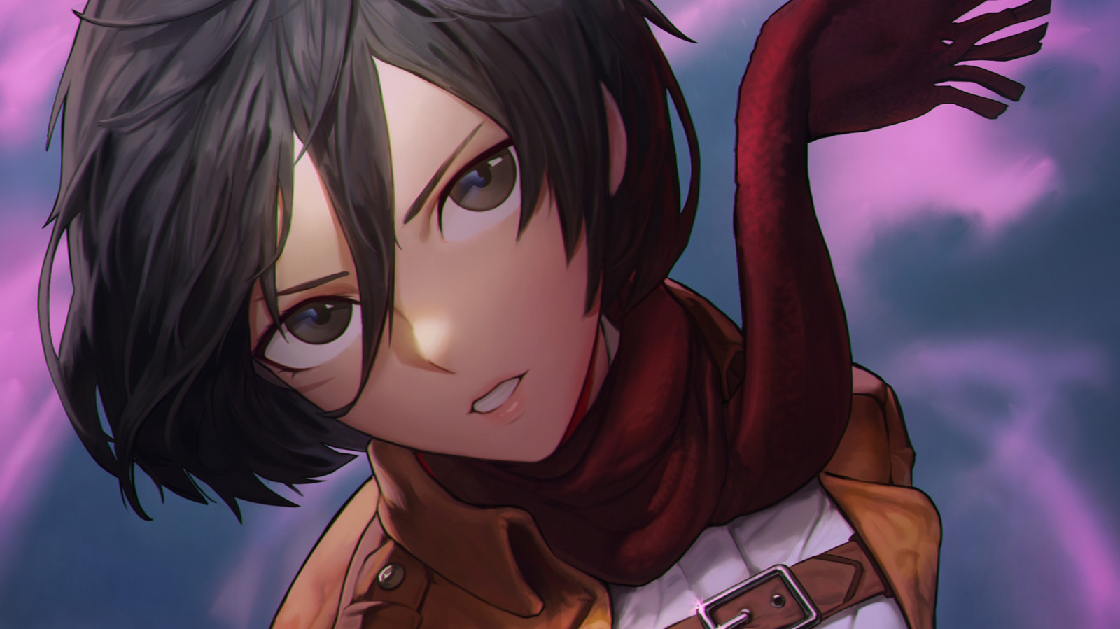 anime, anime dívky, Mikasa Ackerman, Shingeki no Kyojin, Attack on Titans